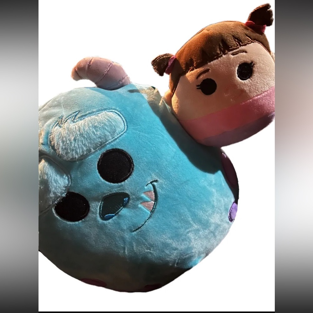 Brand New With Tags KellyToy Squishmallow 10" Sulley & Boo Monsters Soft Plush